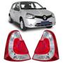 Imagem de Lanterna Clio Hatch 2013 2014 2015 Acrílico Vermelha Par