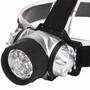 Imagem de Lanterna de cabeça para ciclista camping elástico pilha 9 leds design moderno