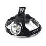 Imagem de Lanterna De Cabeça T6 Led Cree Tatica Profissional Com Zoom Carregador Veicular