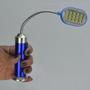 Imagem de Lanterna de LED Flexível com Imã 30 LEDS Azul + Chaveiro CBRN16365