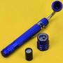 Imagem de Lanterna de LED Telescópica Flexível Laser Pointer com Imã Azul + Chaveiro CBRN16297