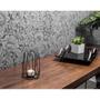 Imagem de Lanterna Decorativa Flame de Mesa Suporte Vela Aramado Grafite
