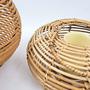 Imagem de Lanterna Decorativa Marroquina De Rattan Style Kit 2Pc