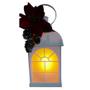 Imagem de Lanterna Decorativa Natalina Uso Frequante Led Chama em Movimento 10x10x23cm