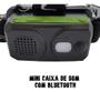 Imagem de Lanterna Farol De Cabeça Jws Com Mini Caixa Som Bluetooth