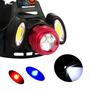 Imagem de Lanterna Farol Sinalizador 3 LED T6 Para Cabeça Bicicleta Bike Recarregável De Alta Qualidade  55007