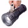Imagem de Lanterna Holofote Led Mão T6 Zoom 3 Baterias Ultra Potente