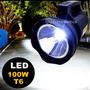 Imagem de Lanterna Holofote Super Forte 100W Recarregável LED T6 Alta Potência de Iluminação DY8771
