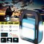 Imagem de Lanterna Lampião de Emergência 3 Led Alta Economia Luz Lateral Solar USB HB9707B1