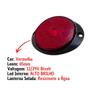 Imagem de Lanterna Lateral Led Carreta Suporte Frontal Vermelha