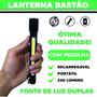 Imagem de Lanterna Led Luz Dupla Recarregável com Precilha Bastão Portátil