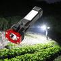 Imagem de Lanterna LED Recarregável com Ponta Quebra Vidro, Luz Lateral COB e Carregamento via USB LE8309