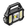 Imagem de Lanterna LED Recarregável de Alta Potência - Portátil, Solar e com 6 Modos de Iluminação