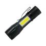 Imagem de Lanterna LED Recarregável T6 COB Portátil - Zoom 3 Modos - À Prova D'Água