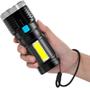 Imagem de Lanterna LED Recarregável USB Ultra LED 4 Modos