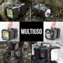 Imagem de Lanterna Led Tática Militar Ultra Potente 40w Holofote Farolete 40w Recarregável USB Camping Pesca