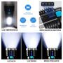 Imagem de Lanterna Multifuncional 4 Leds Recarregável Função Strob 800 lumens - LT8932