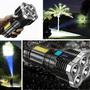 Imagem de Lanterna Multifuncional 4 Leds Recarregável Função Strob 800 lumens - LT8932