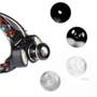 Imagem de Lanterna Para Bike Cabeça 3 Leds C Zoom Foco Ajustável Usb