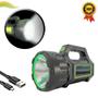 Imagem de Lanterna Potente Com Alça LED USB/Solar TD-5000A