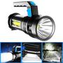 Imagem de Lanterna Potente Led 300 Lumens Multifuncional Ultra Iluminação Com Strob LT8933