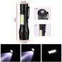 Imagem de Lanterna Recarregável USB Led T6 Com Luz LED Lateral 88000W TB0613