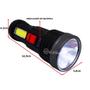 Imagem de Lanterna Recarregavel Via Usb Ilumina Led Bem Longe Potente LT8931