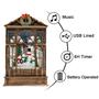 Imagem de Lanterna Snow Globe Lantern Xindian Christmas Snowman Carolers