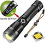 Imagem de Lanterna Tática P50 Militar Super Potente Led USB Zoom Longo Alcance Trilhas Fazenda Vigilante Pesca 2000lumens