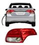 Imagem de Lanterna Traseira Cristal + Tampa Honda New Civic 2007/2011