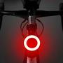 Imagem de Lanterna Traseira de Bicicleta Recarregável USB - LED com Múltiplos Modos de Iluminação
