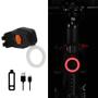 Imagem de Lanterna Traseira de Bicicleta Recarregável USB - LED com Múltiplos Modos de Iluminação