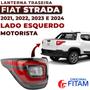 Imagem de Lanterna Traseira Fiat Strada Nova 2020 2021 2022 2023 2024 Original Fitam