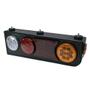 Imagem de Lanterna Traseira Led Tipo Randon Bivolt com Lateral Triângulo Refletivo Ré Lado Passageiro - Pradolux - PL2076.75.69