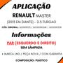 Imagem de Lanterna Traseira Master Furgão (2013 Em Diante) - Par Completo