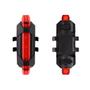 Imagem de Lanterna traseira para bike luz sinalizador para bicicleta recarregável usb led a prova d'água
