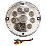 Imagem de Lanterna Traseira Ré Ônibus Caminhão 155mm 10 LED 24V CR c/Conector
