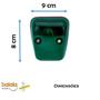 Imagem de Lanterna Traseira Teto Vigia Verde com Soquete - Ônibus Marcopolo GV 1000 Viaggio Paradiso