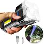 Imagem de Lanterna Usb Led Recarregavel Com Strobo Cabo Super Potente