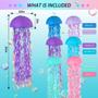 Imagem de Lanternas de papel Jellyfish Hanging Mermaid Wishes, 6 pacotes