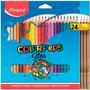 Imagem de Lápis color peps maped 24 cores  + 3 lapis grafite hb