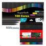 Imagem de Lapis Cor Profissional 100 Cores Supersoft Faber Castell Caixa Ecolapis Escolar Colorido Pintar Soft