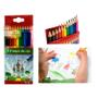 Imagem de Lápis De Cor 12 Cores Caixa Colorido Pintar Escolar Pintura Papelaria Unidades Ecológico Multicores Pacote Conjunto