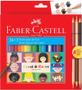 Imagem de Lápis de Cor 24 Cores + 3 Caras e Cores Faber-castell