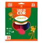 Imagem de Lapis de cor 24 cores leonora