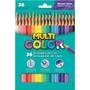 Imagem de Lápis de Cor 36 Cores Multicolor Faber-Castell Ecolápis Sextavado