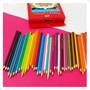Imagem de Lapis De Cor 72 Cores e 1 Apontador Simples Kit Original Faber Castell Escolar ou Colegio