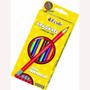 Lapis de cor apagavel 12 cores com borracha ecole Imagem de Lapis de cor apagavel 12 cores com borracha ecole
