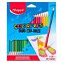 Imagem de Lápis de Cor Color'Peps 24 Lápis/48 Cores Duo MAPED