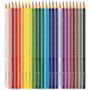 Imagem de Lapis De Cor Com 24 Cores Grip Triangular Faber Castel